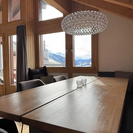 Exclusive Attic With Panoramic Views Ideal For Wef Visitors Vaz-Obervaz